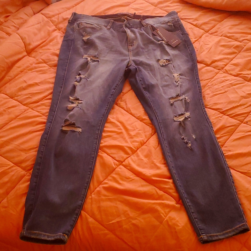 Plus size skinny jeans